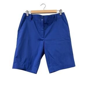 Kate Lord Cobalt Blue Golf Bermuda Shorts Size 8